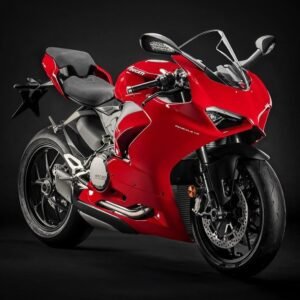ducati panigale v2 in red color 