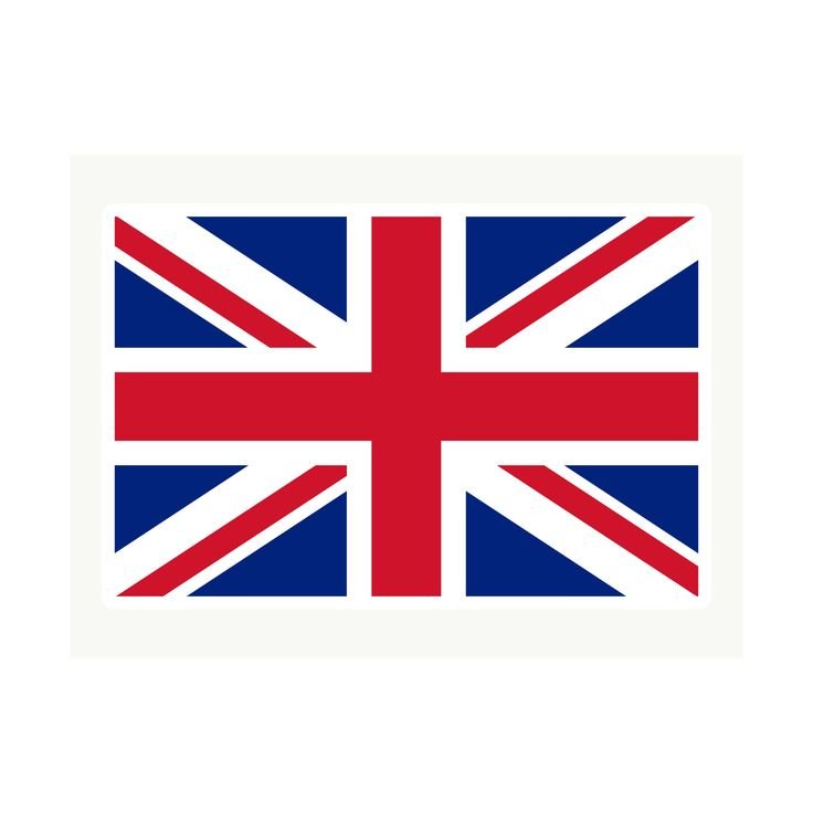 waterproof vinyl uk flag sticker decal 3 x 2 inches